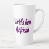 Freundin mit lila Typografie Milchtasse (Rechts)