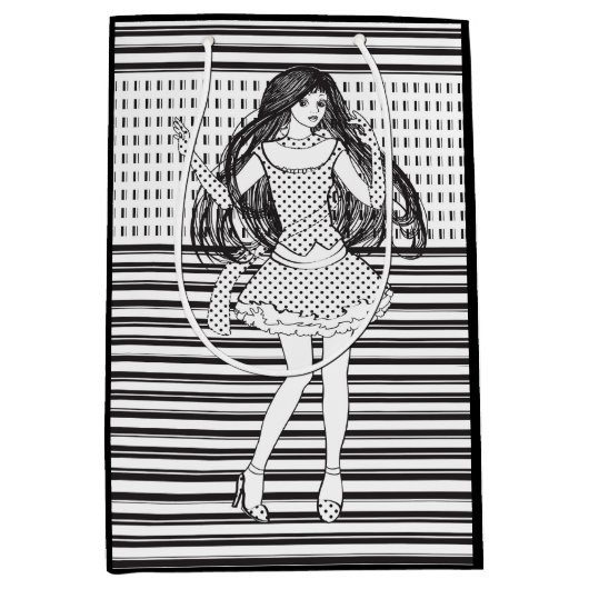 Freundin Mittlere Geschenktüte (Vorderseite)