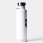 Freundin Retro-Sonnenuntergangs-Design Trinkflasche (Rechts)