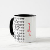 Freundin Tasse (Vorderseite Links)