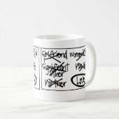 Freundin-Tassen - niedliche Tassen! Kaffeetasse (VorderseiteRechts)