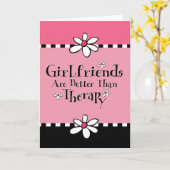 Freundin-Therapie Karte (Gelbe Blume)