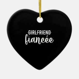 Freundin Verlobte Geschenk zur Verlobungsfeier Ver Keramik Ornament