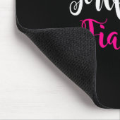 Freundin Verlobte Shirt Verlobungsparty Paar T-Shi Mousepad (Ecke)