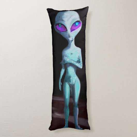 Freundin von Alien Seitenschläferkissen (Rückseite (Vertikal))