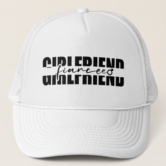 Freundin zu Fiancee Trucker Hat Truckerkappe (Vorderseite)