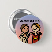 Freundinknopf Button (Vorne & Hinten)