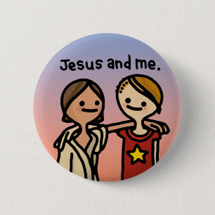 Freundinknopf Button