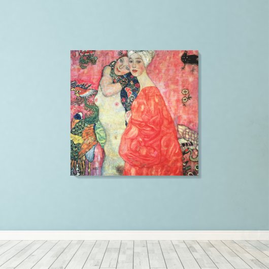 Freundinnen, 1916-17 leinwanddruck (Insitu (Holzboden))