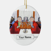 Freundinnen, 2 Damen - Personalisierter Cartoon, Keramikornament (Rechts)