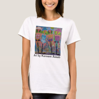 Freundinnen auf Fahrradt-shirt T-Shirt