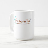 Freundinnen Caffinate zusammen Kaffeetasse (Vorderseite Links)