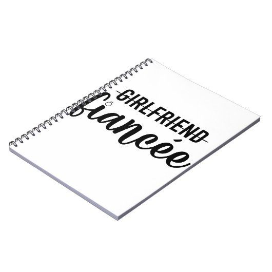 Freundinnen Engagement Party Geschenk Verlobt Notizblock (Linke Seite)