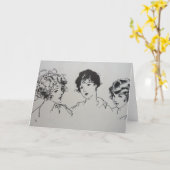 Freundinnen Karte (Gelbe Blume)