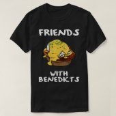 Freundinnen mit Benedicts Funny Eggs Benedict T-Shirt (Design vorne)