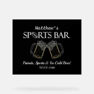 Freundinnen, Sport & Biere - Sportsegment - Akryll Acrylschild