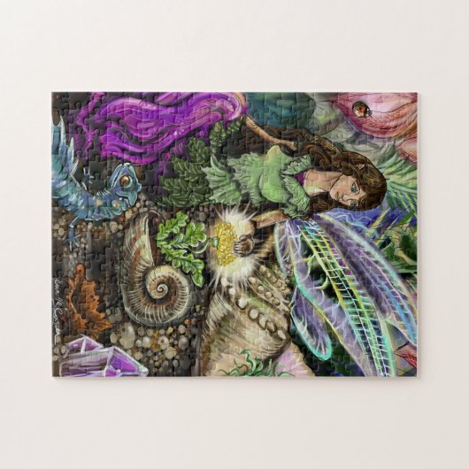 Freundinnen und Freunde der Messe Fairy and Newt I Puzzle (Horizontal)