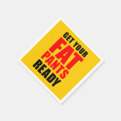 Freundinnen und Freunde können sich auf Neapel vor Serviette (Ecke)