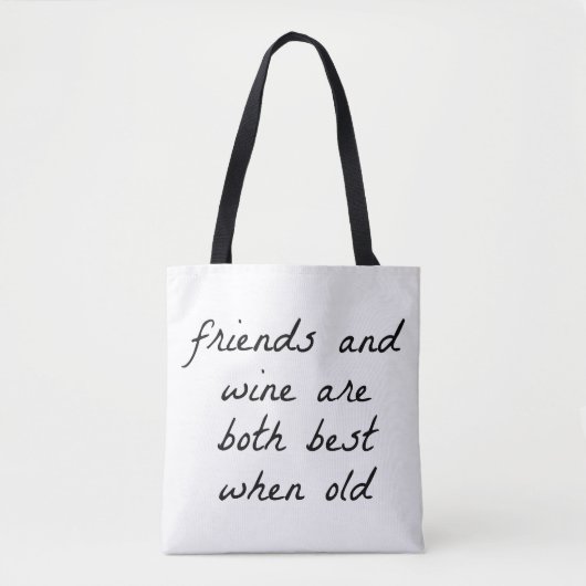 Freundinnen und Winzer Schultertasche Tasche (Vorderseite)