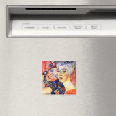 Freundinnen von Klimt Magnet Jugendstil (In Situ (Geschirrspüler))