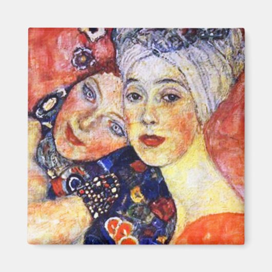 Freundinnen von Klimt Magnet Jugendstil (Vorne)