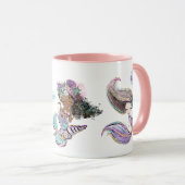 Freundinnen von Meerjungfrauen und Meeresschildkrö Tasse (VorderseiteRechts)