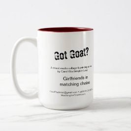 Freundinnen Ziegenjunge Tasse - lustige Ziegen mit