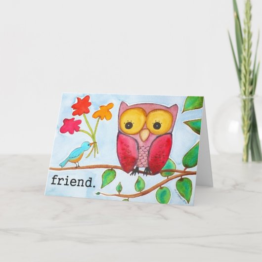 Freundkarte Karte (Vorderseite)