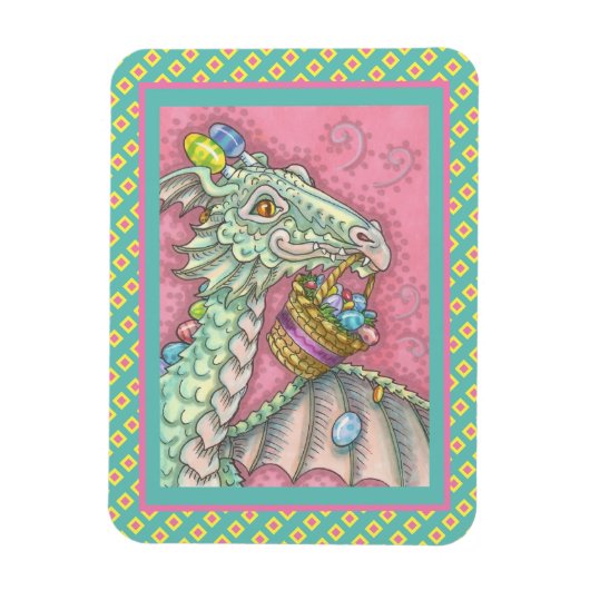 FREUNDLICH EASTER EGG DRAGON, FRÜHER FANTASY MAGNE MAGNET (Vertikal)