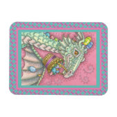 FREUNDLICH EASTER EGG DRAGON, FRÜHER FANTASY MAGNE MAGNET (Horizontal)