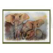 FREUNDLICH ELEPHANT FAMILY (Vorderseite (Horizontal))