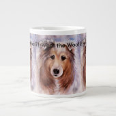 FREUNDLICH GOLDEN COLLIE DOG Jumbo-Tasse (Vorderseite)