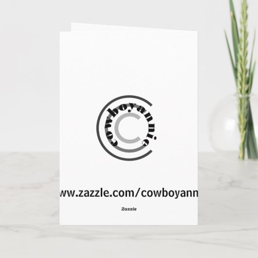 Freundlich lächelnde Krankenschwester Herzlichen G Karte (Rückseite)