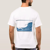 Freundlich lächelnder Cartoon T-Shirt (Rückseite)