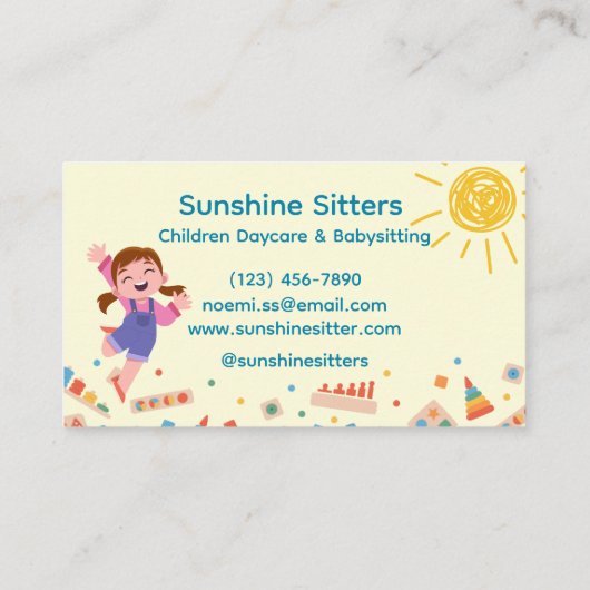 Freundlich spielend leuchtendes Pastel fröhlich fa Visitenkarte (Rückseite)