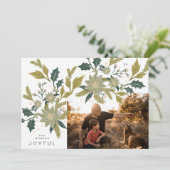 FREUNDLICH | Vintage CHRISTMAS Foto Rahmen Feiertagskarte (Stehend Vorderseite)