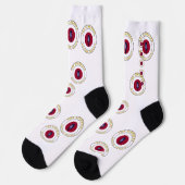 Freundlich zu den Zehenspitzen Socken (Linkes Detail)