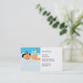 Freundliche Acupuncturist-Visitenkarte Visitenkarte (Stehend Vorderseite)