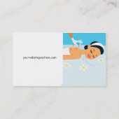 Freundliche Acupuncturist-Visitenkarte Visitenkarte (Rückseite)