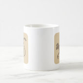 Freundliche Affe-Ikone Kaffeetasse (Mittel)