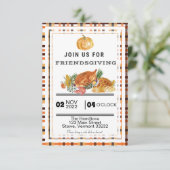 Freundliche Ansammlung Einladung (Stehend Vorderseite)