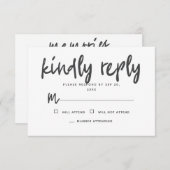 Freundliche Antwort Einfache moderne Erinnerungen (Vorne/Hinten)