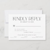 Freundliche Antwort Typografie Mahlzeit Wahl Hochz (Vorderseite)