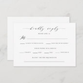 Freundliche Antwort Umschließungskarte Option Hoch Dankeskarte (Vorne/Hinten)