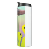 freundliche Außerirdischen Thermosbecher (Nach rechts gedreht)