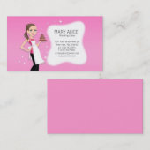 Freundliche Backen-Visitenkarte-Schablone Visitenkarte (Vorne/Hinten)