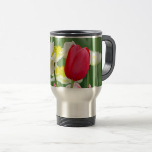 Freundliche Blume Reisebecher