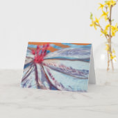 Freundliche Blumenlilienraum-Grußkarte Karte (Gelbe Blume)