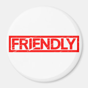 Freundliche Briefmarke Magnet