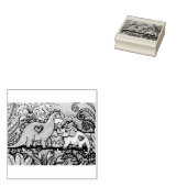 FREUNDLICHE DINOSAURS RUBBER-BRIEFMARKE GUMMISTEMPEL (Stempel)